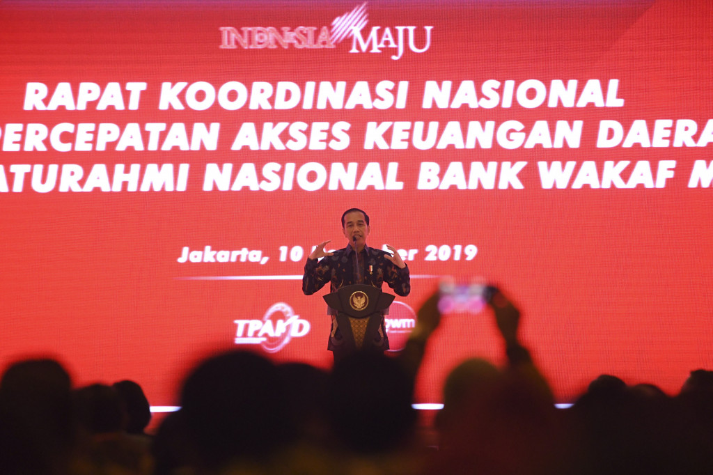 Jokowi Buka Rakornas Tim Percepatan Akses Keuangan Daerah