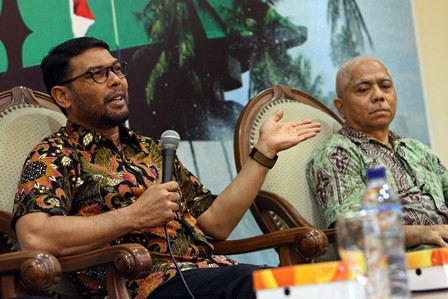 Anggota Komisi III DPR Nasir Jamil (kiri). Foto: Susanto/MI