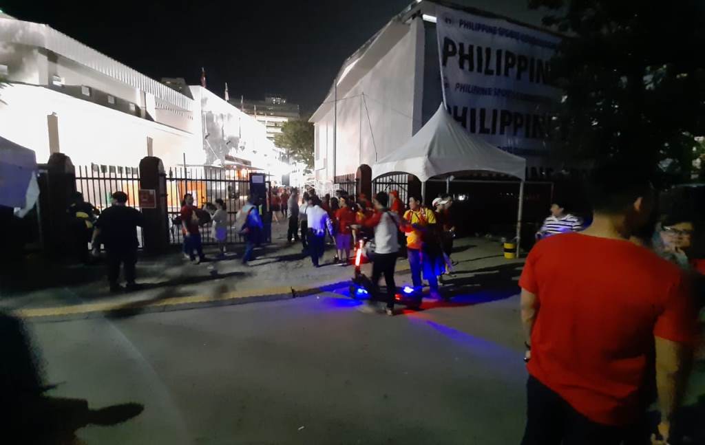 Situasi jelang pertandingan Indonesia U-23 vs Vietnam U-23 di Final SEA Games 2019 (Foto: Medcom/Alfa Mandalika)