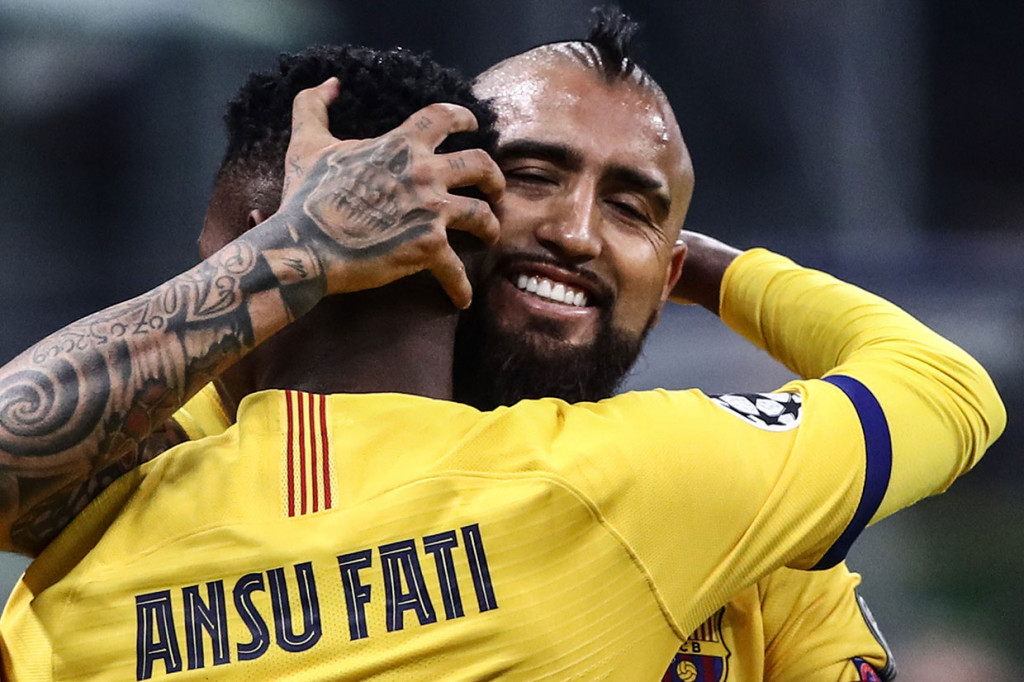 Barca Tekuk Inter, Fati Ukir Sejarah