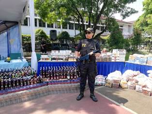 Barang-barang Berpita Cukai Palsu Dimusnahkan