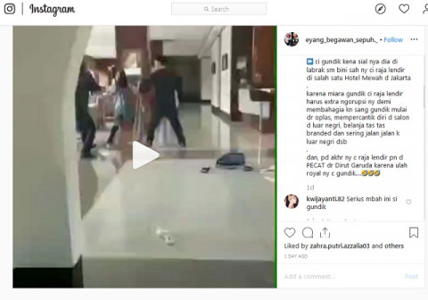 Cek Fakta Istri Sah Labrak Istri Simpanan Dirut Garuda Di Hotel