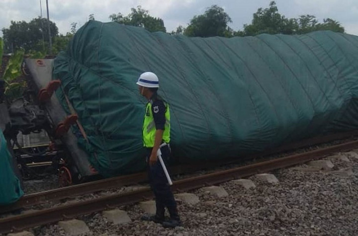 Anjloknya Kereta Barang di Blora Segera Diselidiki