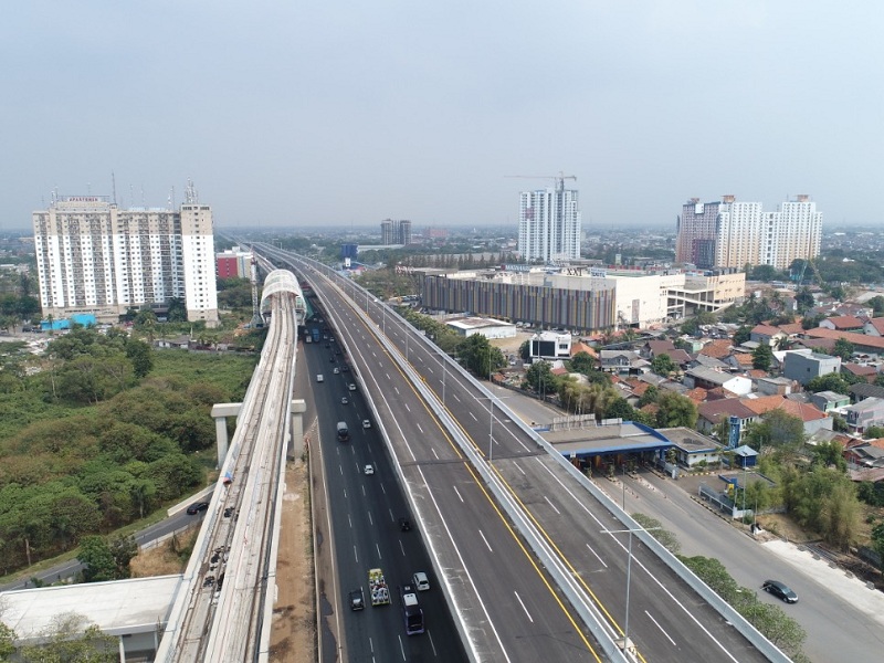 Kondisi Jalan Tol Jakarta Cikampek II (Elevated). Istimewa