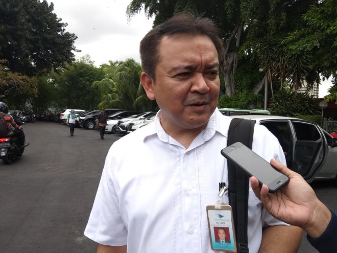 Ketua Umum Ikatan Awak Kabin Garuda Indonesia (IKAGI) Achmad Haeruman di Jakarta, Foto: Medcom.id/M Rodhi Aulia