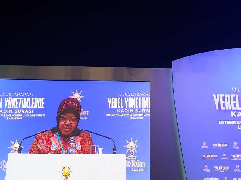 Wali Kota Surabaya Tri Rismaharini di Turki. Foto: IST