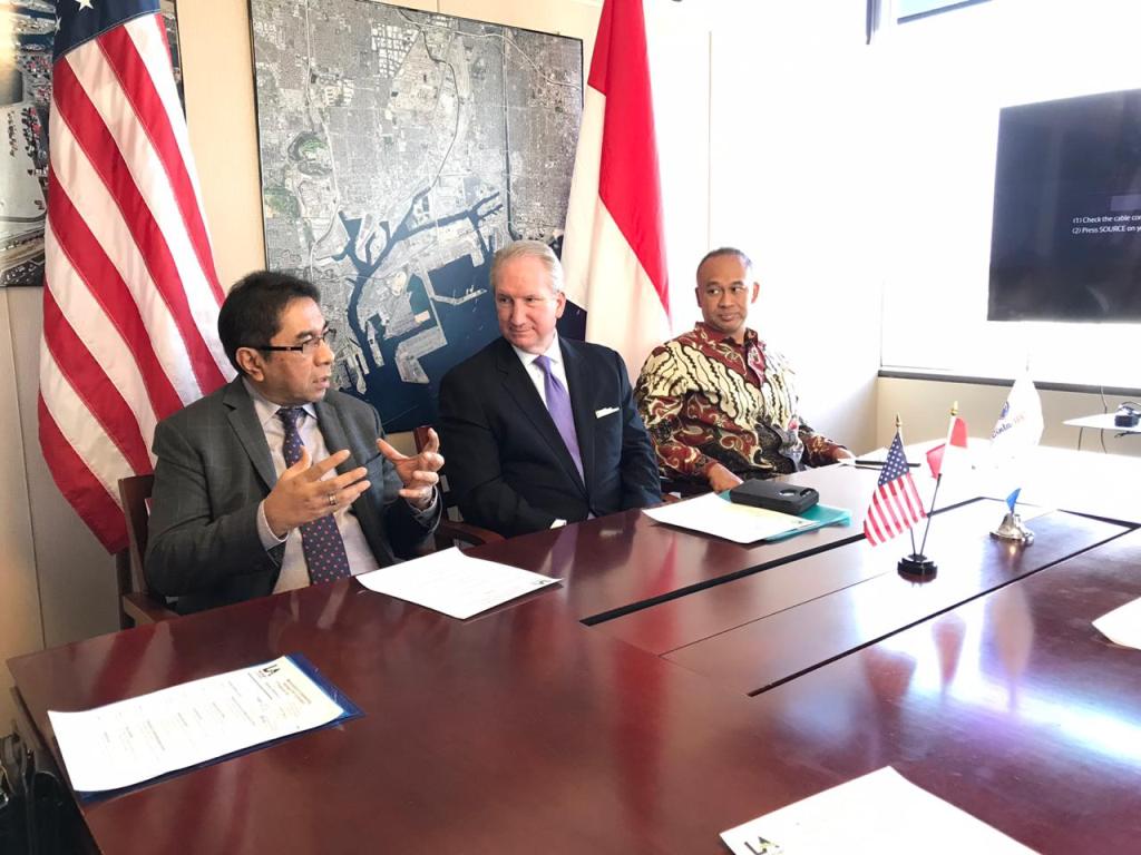 IPC Gandeng Pelabuhan Los Angeles. Foto: dok Pelindo II.
