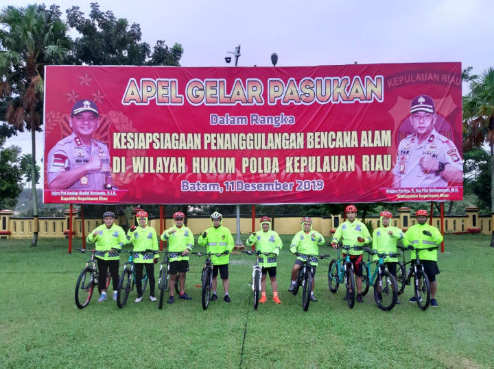 Kapolda Kepri Pastikan Keamanan Kota Batam dengan Bersepeda