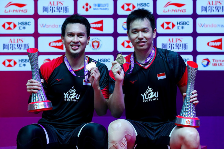 Ahsan/Hendra Cetak Rekor Langka Usai Juara BWF World Tour Finals