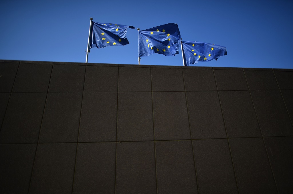 Bendera Uni Eropa. Foto : AFP.