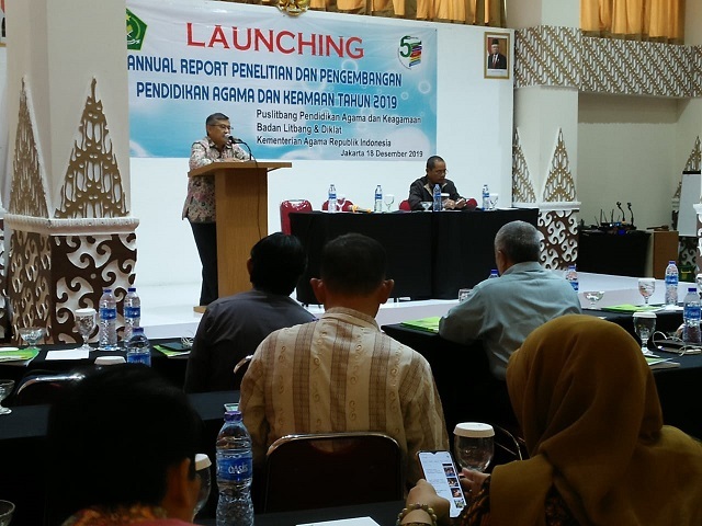 Kemenag Meluncurkan Laporan Tahunan Bertajuk Moderasi Beragama di Ranah Pendidikan