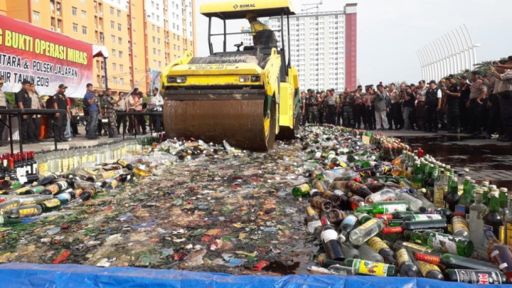 5 Ribu Miras Dimusnahkan Jelang Tahun Baru