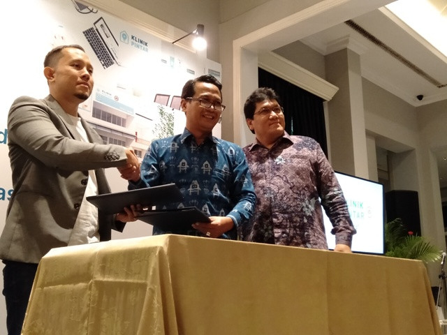 Ikatan Dokter Indonesia (IDI) bekerjasama dengan Medigo dalam menghadirkan Klinik Pintar. (Medcom.id/Sunnaholomi Halakrispen).