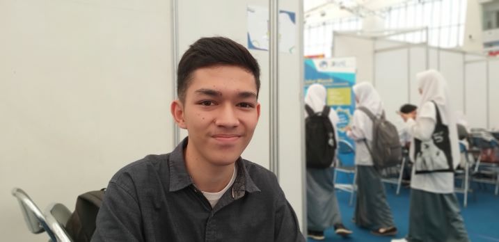 Peserta Tes Offline OSC Medcom.id 2019, Yudha Adi Putra. Foto: Medcom.id/Kautsar Widya Prabowo