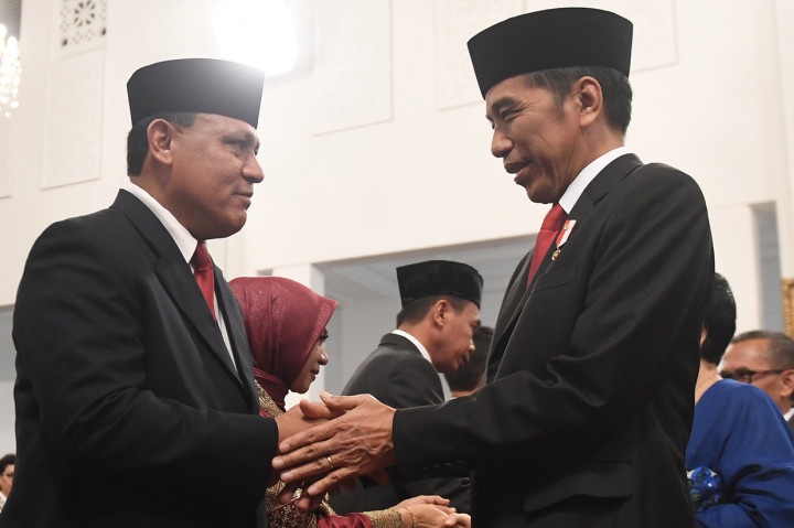 Dewan Pengawas dan Pimpinan KPK Ucapkan Sumpah Jabatan