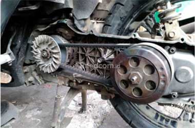 Cek V-Belt Motor Matic Sebelum Mudik, Cegah Putus di Jalan