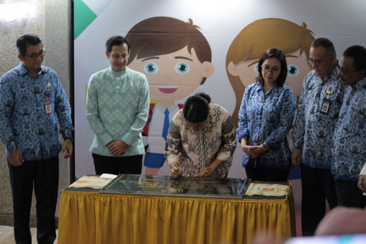 Franka Makarim Resmikan PAUD KM '0' Kemendikbud