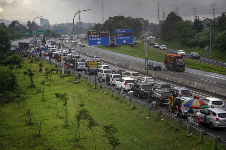 Sistem Satu Arah Berlaku di Puncak Hingga Tahun Baru