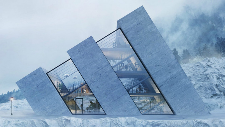 Unik, Rumah yang Menyerupai Logo Adidas hingga Chevrolet