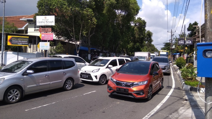 Polisi Mulai Konsentrasi Urai Kepadatan di Kota Yogyakarta