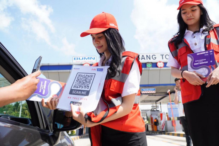 Hutama Karya Edukasi Pengendara di Tol Trans Sumatra