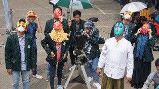 Matahari di Jepara Tertutup 76,8 Persen