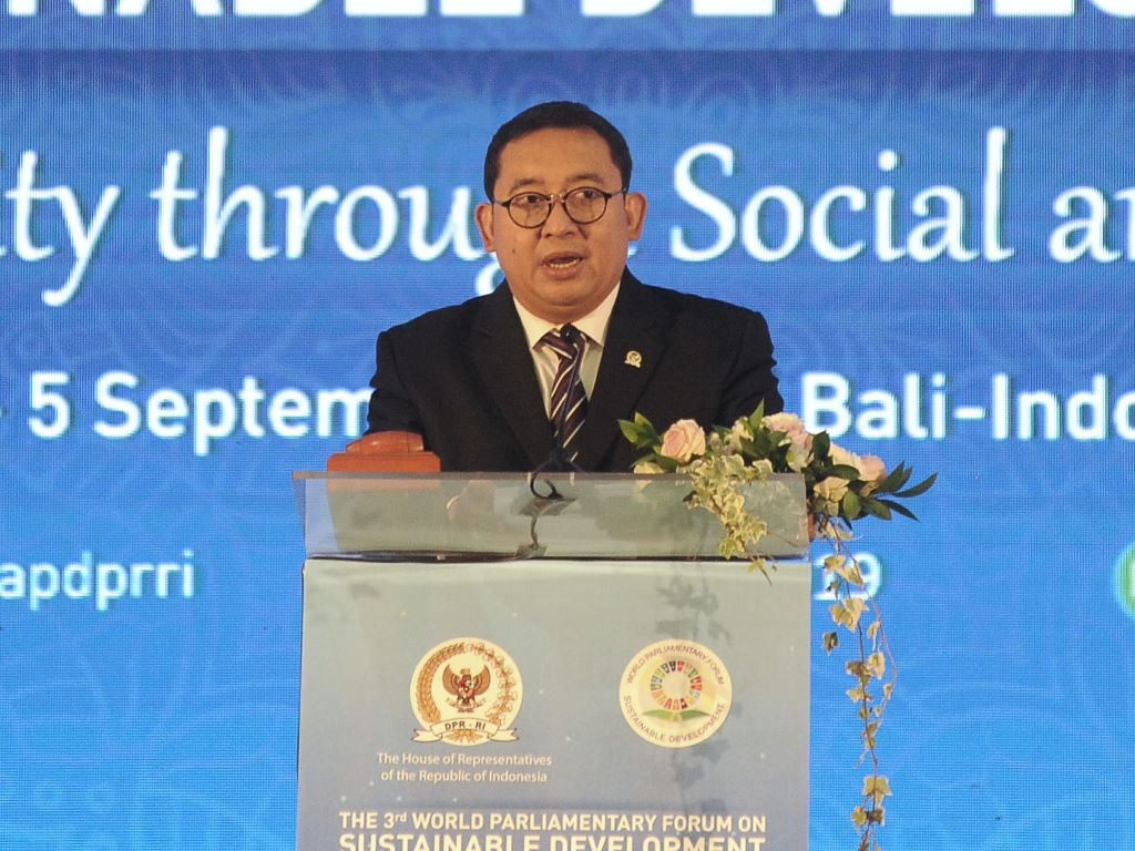 Politikus Gerindra Fadli Zon mengapresiasi langkah Polri mengungkap kasus penyiraman air keras kepada Novel Baswedan. Foto: Antara/Fikri Yusuf.