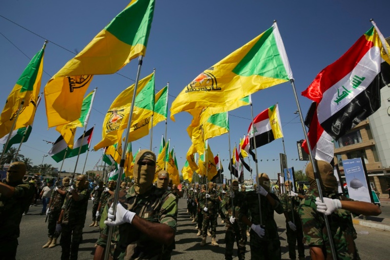 Kelompok Khataeb Hezbollah bersumpah untuk lakukan serangan balasan ke Amerika Serikat. Foto: AFP