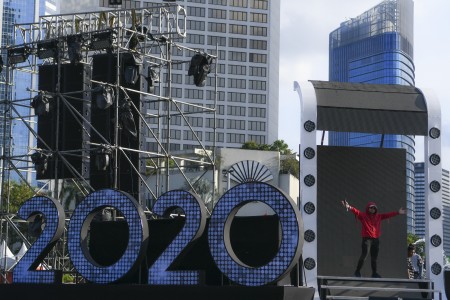 Semarak Malam Tahun Baru di Ibu Kota