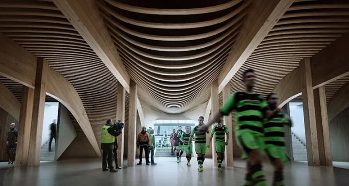 Stadion Kayu Pertama di Dunia Bakal Dibangun di Inggris