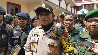 Pengamanan Pusat Keramaian dan Markas Polisi Diperketat