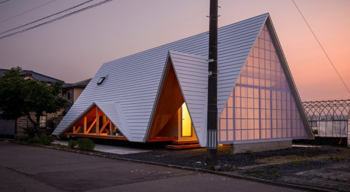 Hara House, Rumah Berbentuk Tenda
