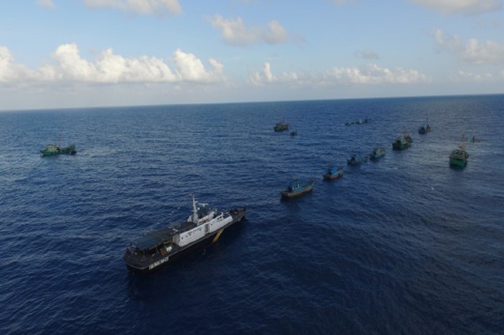Perairan Natuna. (Foto: MI/Hendri Kremer Kemek)