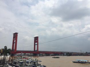 Debit Air di Sungai Musi Naik hingga Empat Meter