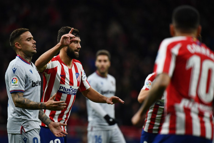 Kalahkan Levante, Atletico ke Tiga Besar