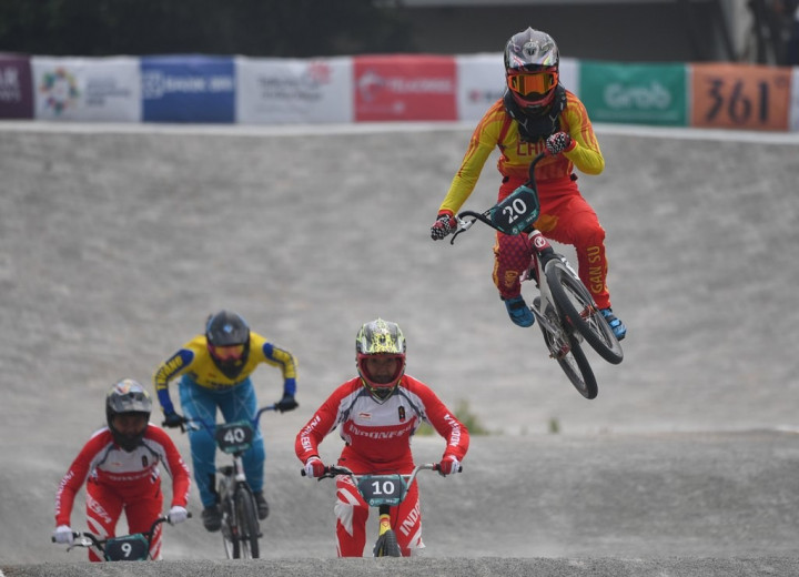 <i>Venue</i> BMX Asian Games 2018 Rusak Akibat Banjir