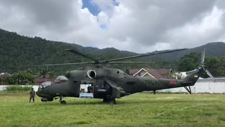 Helikopter Kepala BNPB Gagal Terbang di Sangihe