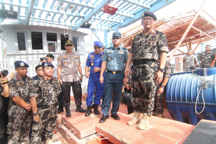 Dirjen KKP Tangkap Tiga Kapal Vietnam di Laut Natuna Utara