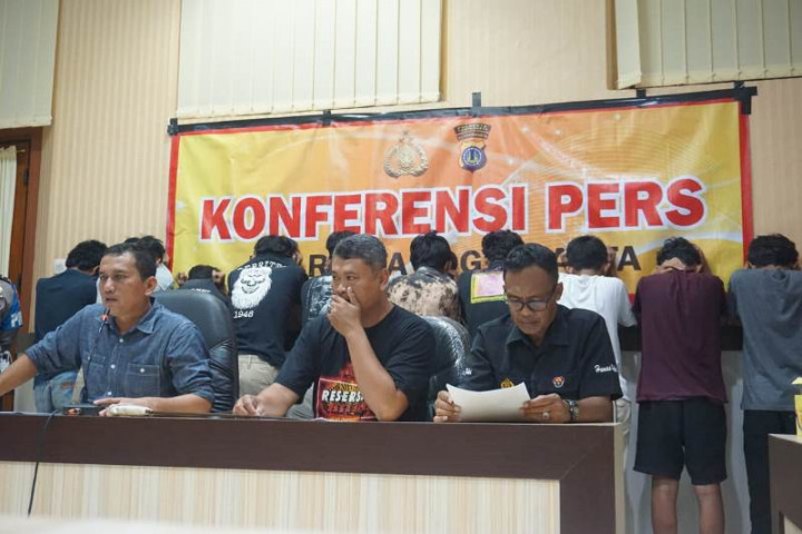 10 Remaja di Yogyakarta Ditangkap Saat Hendak Berbuat Klithih