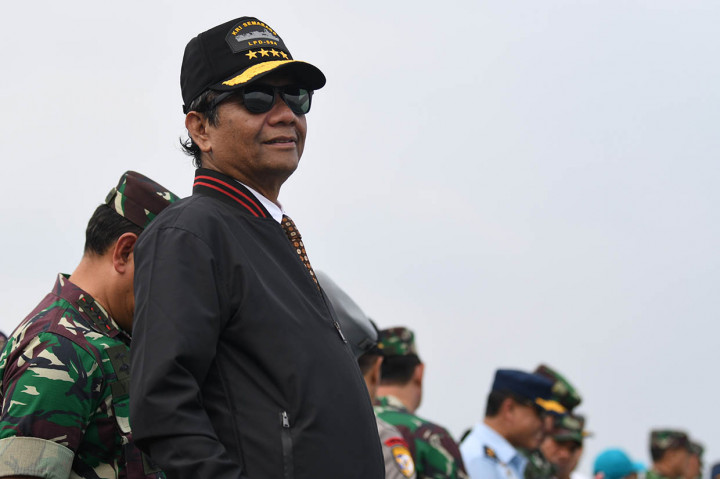 Mahfud MD Tinjau Pengamanan Laut Natuna