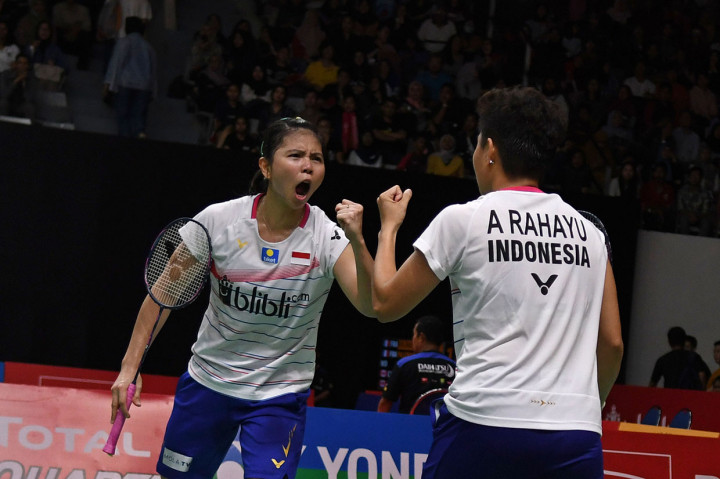 Kalahkan Ganda Tiongkok, Greysia/Apriyani Melaju ke Babak Kedua