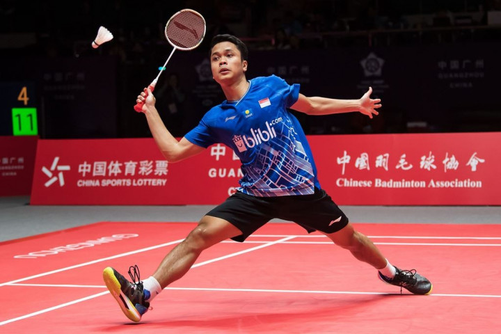 Anthony Ginting Jumpa Tommy Sugiarto pada Babak Kedua