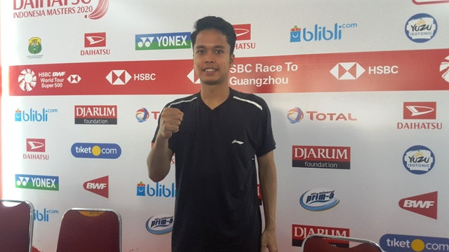 Ginting tak Menyangka Selalu Menang <i>Straight Game</i>