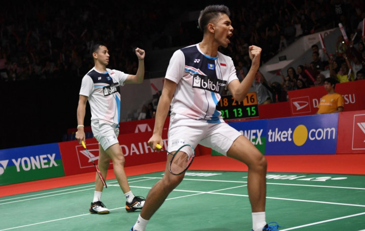 Singkirkan Wakil Denmark, Fajar/Rian Jumpa Ahsan/Hendra di Semifinal
