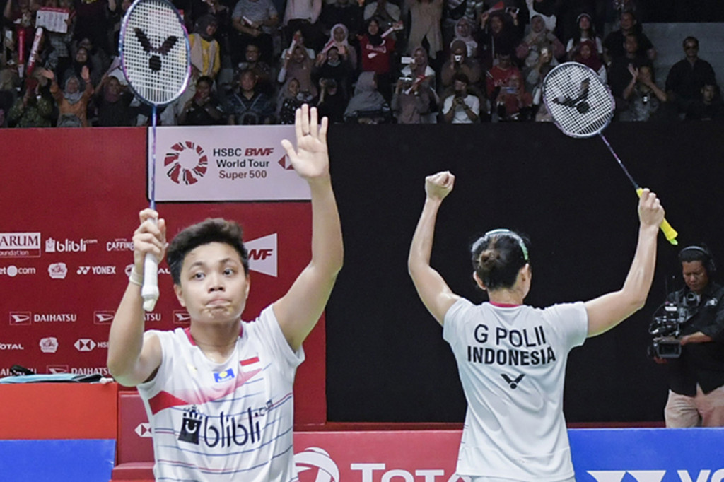 Tekuk Kim/Kong, Greysia/Apriyani ke Partai Puncak