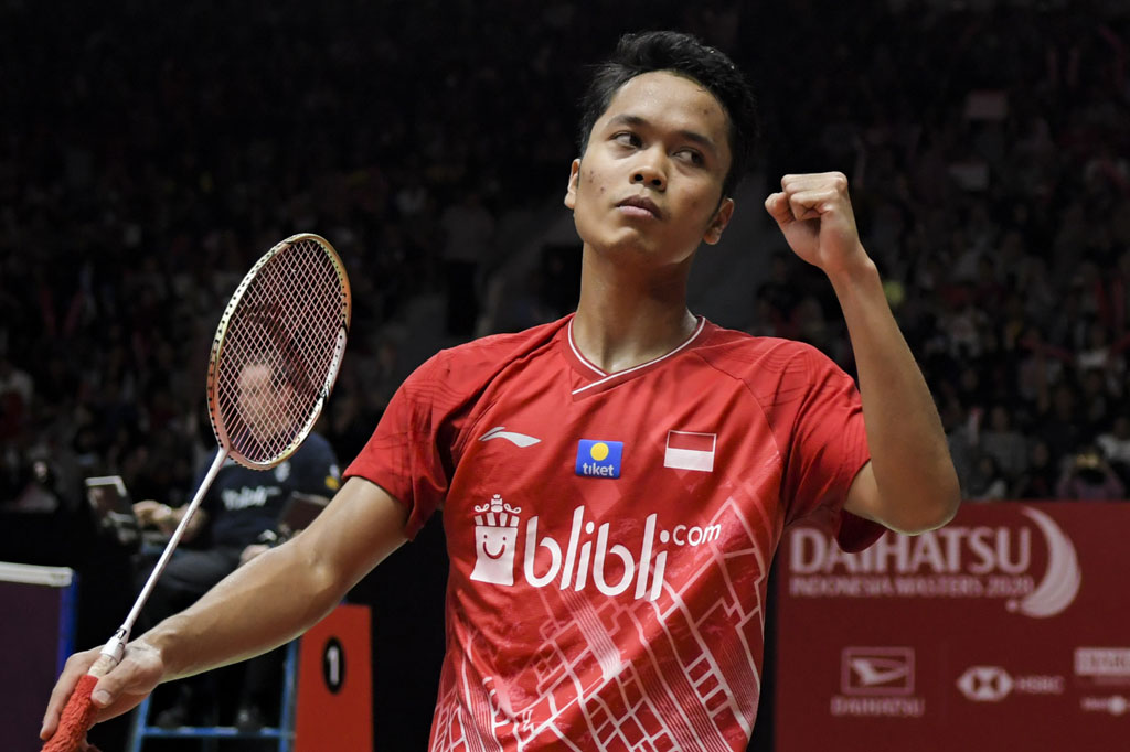 Anthony Ginting Tekuk Axelsen di Semifinal