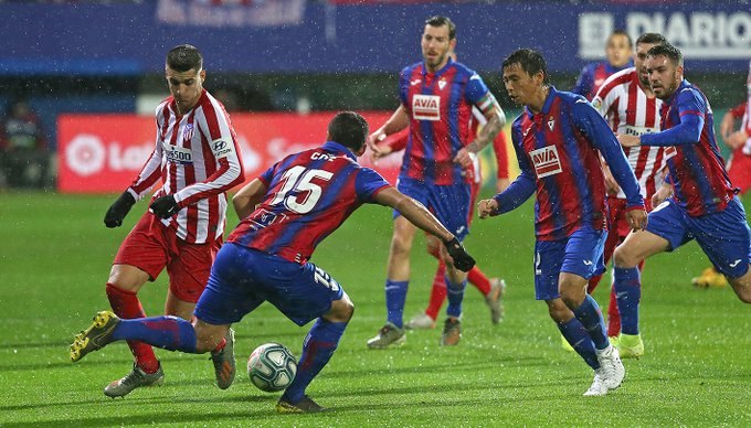 Atletico Madrid tak Berdaya di Markas Eibar
