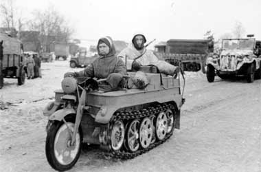 Mengenal Motor Tank Perang Dunia II 'Kettenkraftrad'