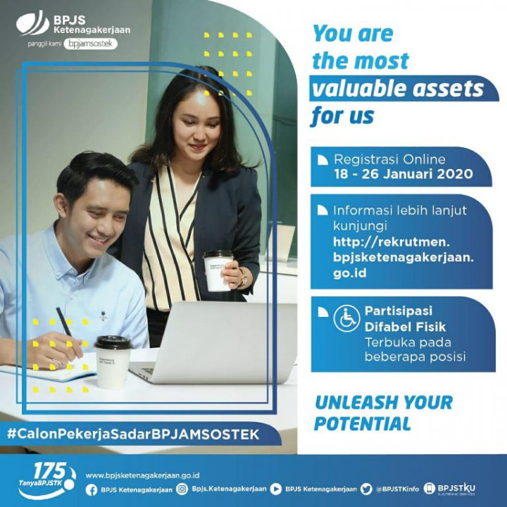 BP Jamsostek Buka Lowongan Pekerjaan, Ayo Kirim Lamaran!