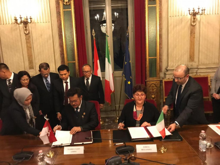 Italia Sepakat Perluas Perdagangan Produk Pertanian Indonesia